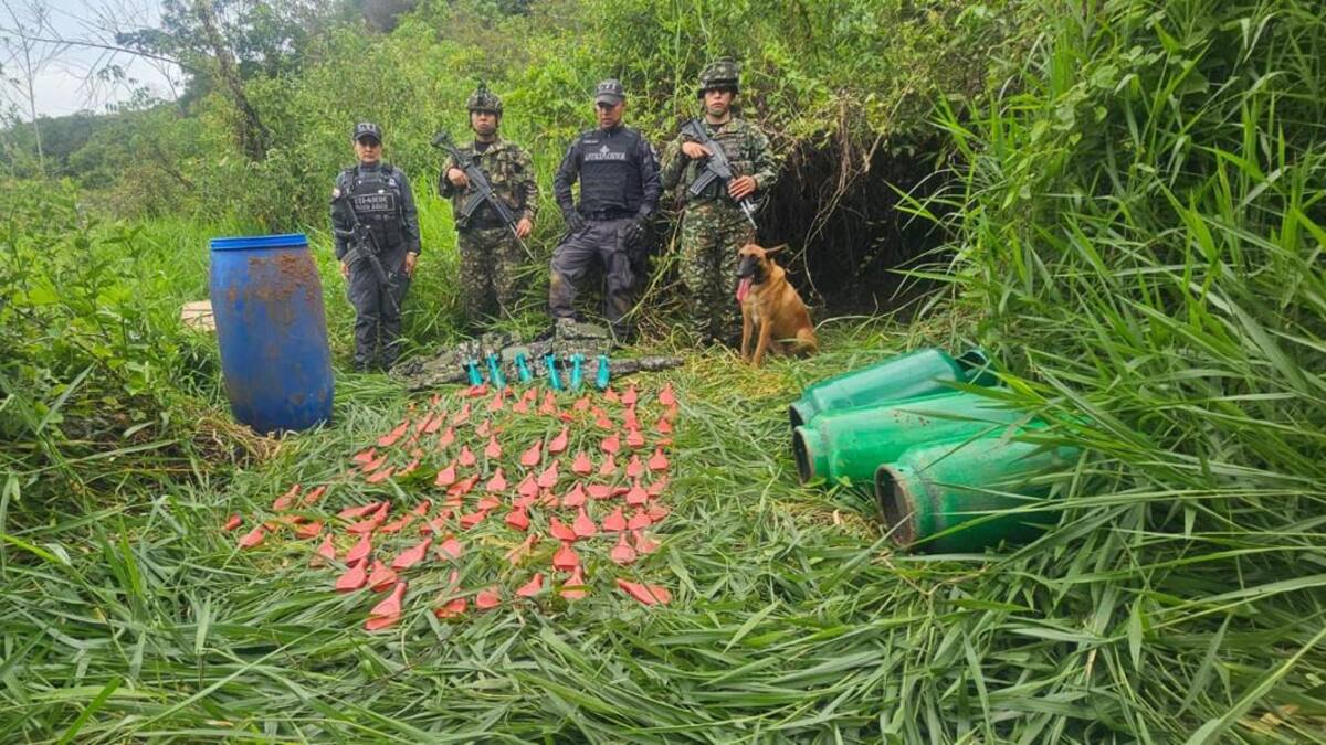 Ejército frustró atentado en Jamundí tras hallar depósito de explosivos