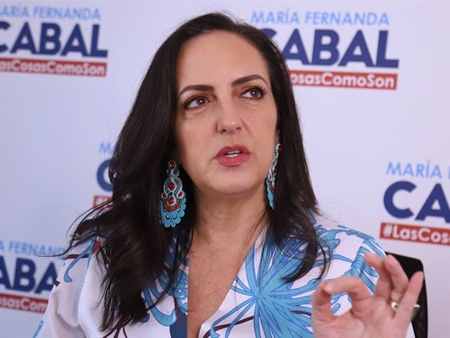 Precandidata presidencial María Fernanda Cabal. Foto: Colprensa-Álvaro Tavera