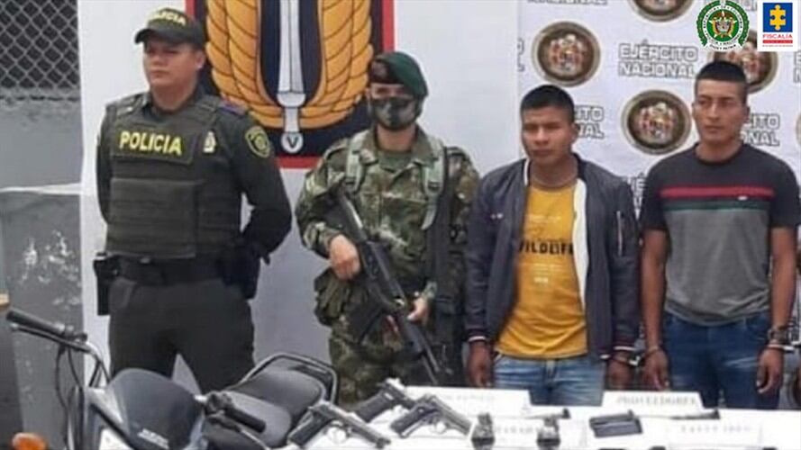 Alias Duende y alias Uber están privados de la libertad desde abril de 2020. Foto: Fiscalía