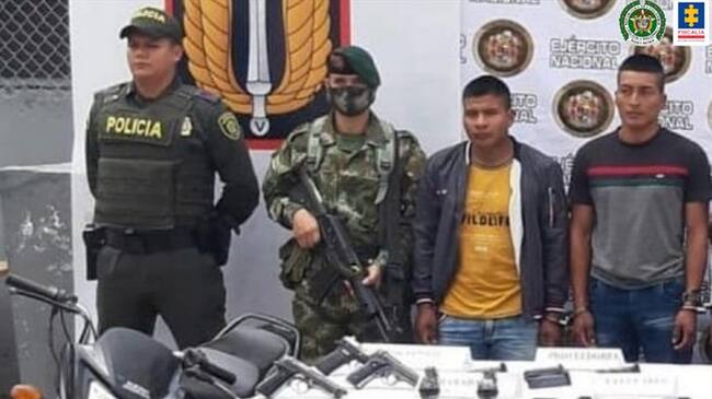 Alias Duende y alias Uber están privados de la libertad desde abril de 2020. Foto: Fiscalía