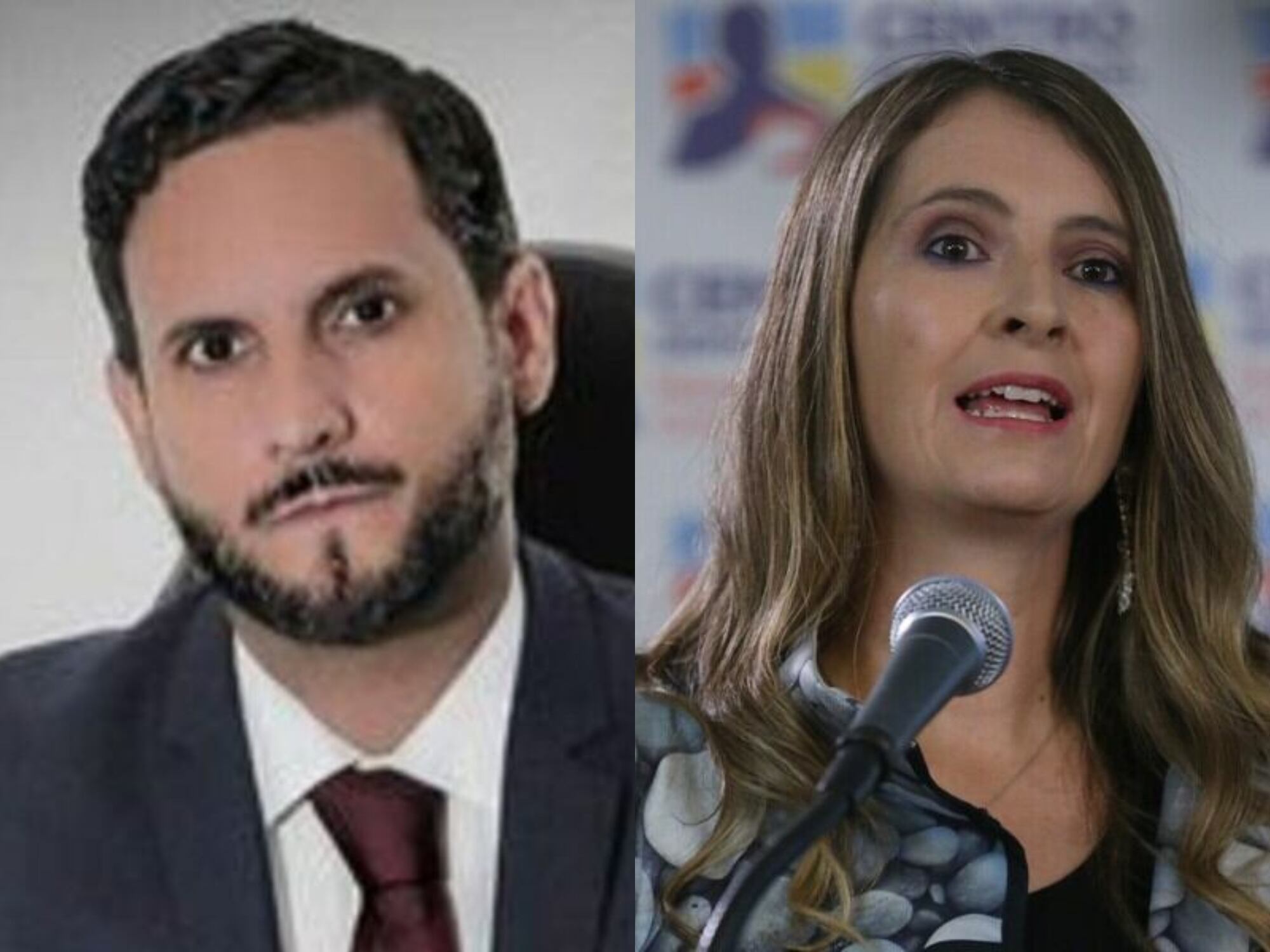 Miguel Ángel del Río y Paloma Valencia. Fotos: suministradas,