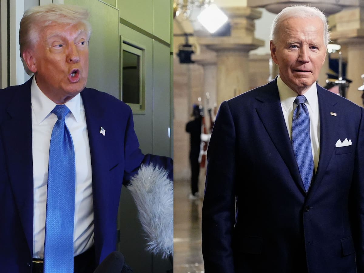 Donald Trump insistió en que Joe Biden “no sabía lo que estaba firmando” al final de su mandato