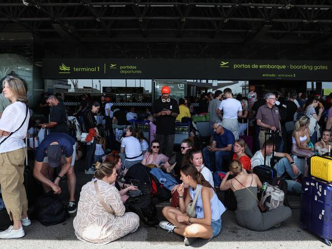 Apagón en Portugal. Foto: EFE/EPA/TIAGO PETINGA
