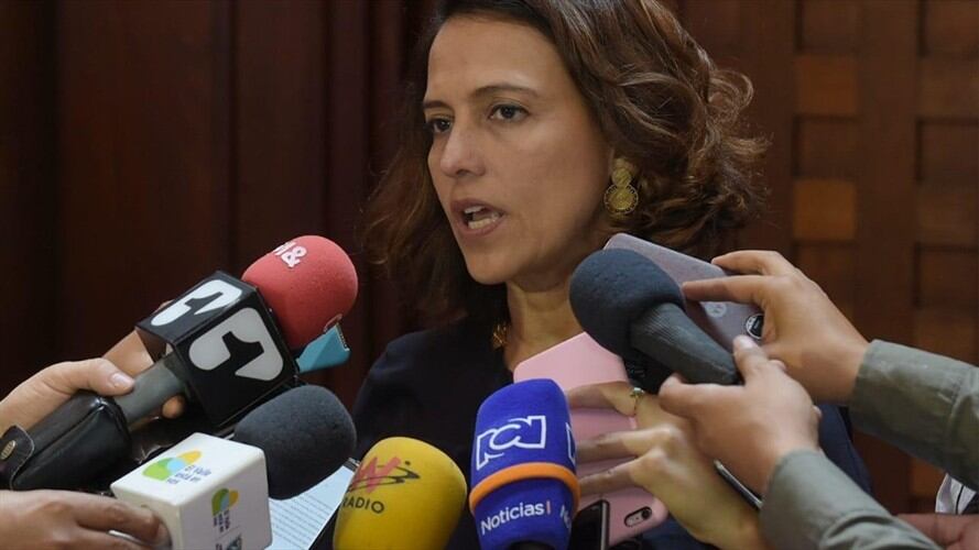La ministra del Interior, Nancy Patricia Gutiérrez. Foto: