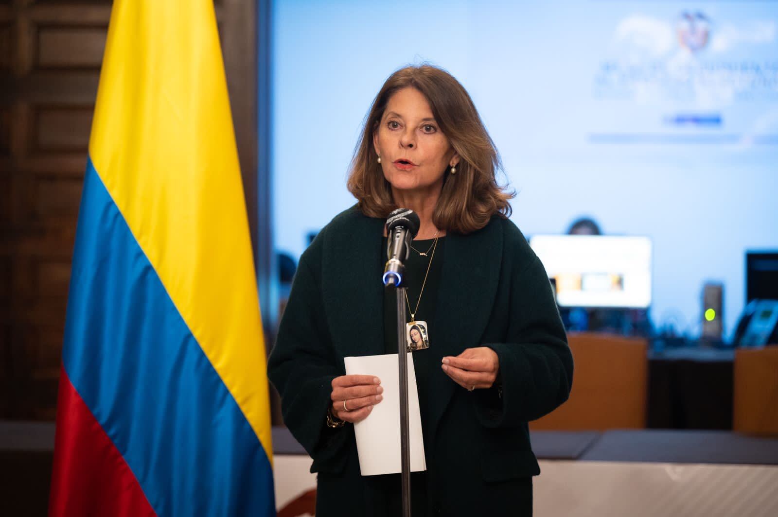 Vicepresidenta y canciller, Marta Lucía Ramírez. Foto: Cancillería