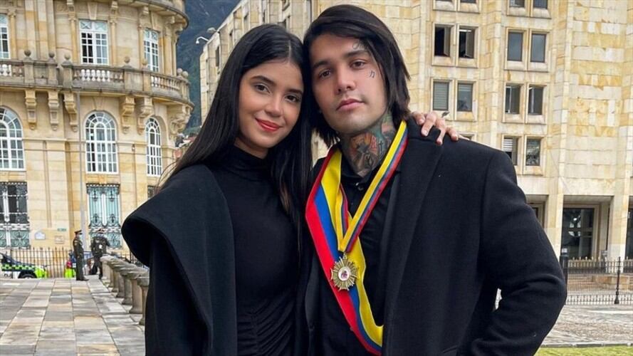 Yeferson Cossio cuando recibió condecoración en el Congreso. Foto: Instagram @yefersoncossio