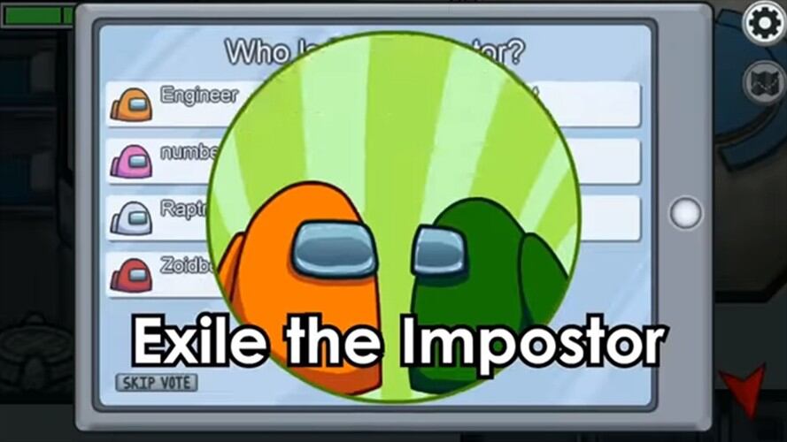 Se podría decir que Among Us está inspirado en el clásico juego: "El asesino", pero llevado al mundo de los videojuegos. Foto: Captura de pantalla // Innersloth.