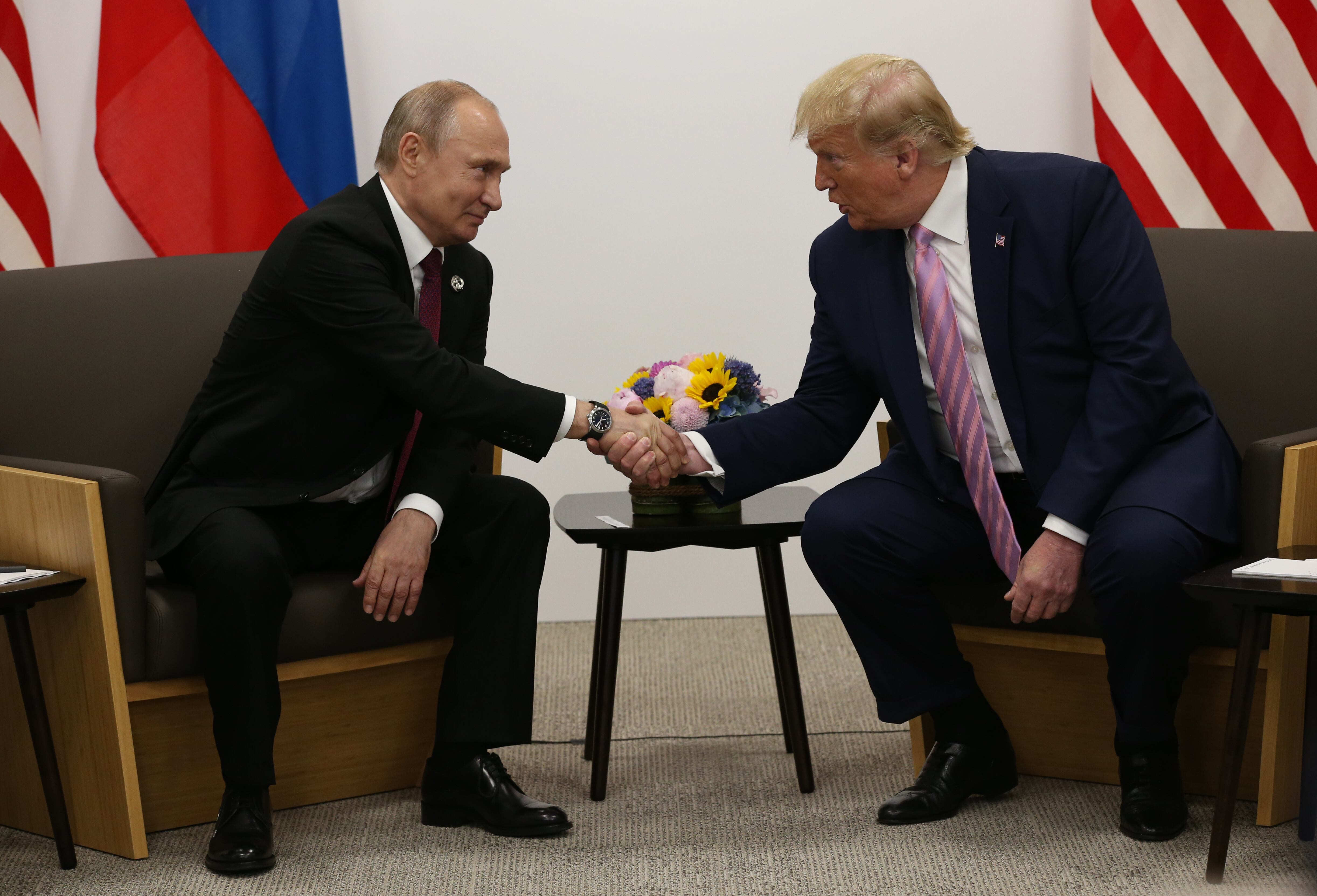 Rferencia de acuerdos entre Trump y Putin. Foto: Mikhail Svetlov/Getty Images.
