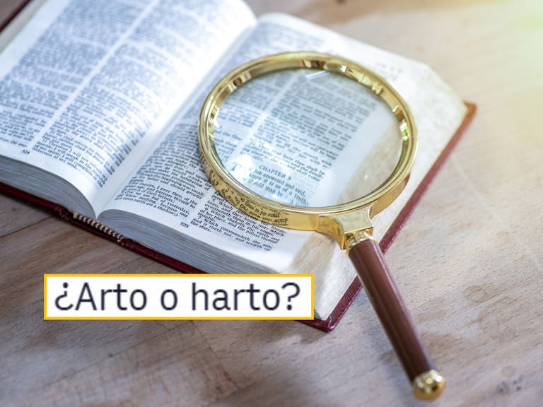 ¿Arto o harto? Así se escribe, según explicación de la RAE