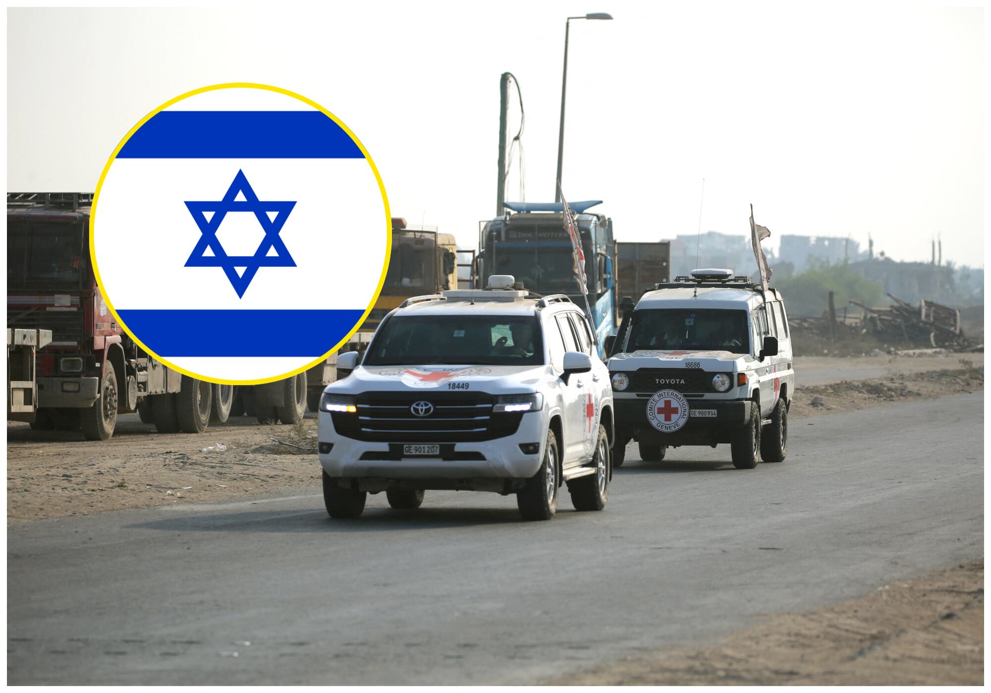 Israel confirmó que el último cuerpo entregado por Hamás pertenece al rehén Meni Goddard. Foto: AFP.