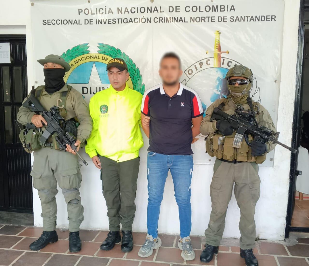 Capturado alias 'Aquiles' en el Catatumbo. Foto: DENOR.