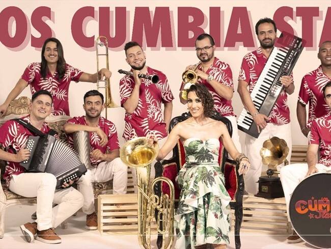 Los Cumbia Stars, agrupación que reivindica la música tropical en Colombi. Foto: Equipo de prensa Cumbia Stars