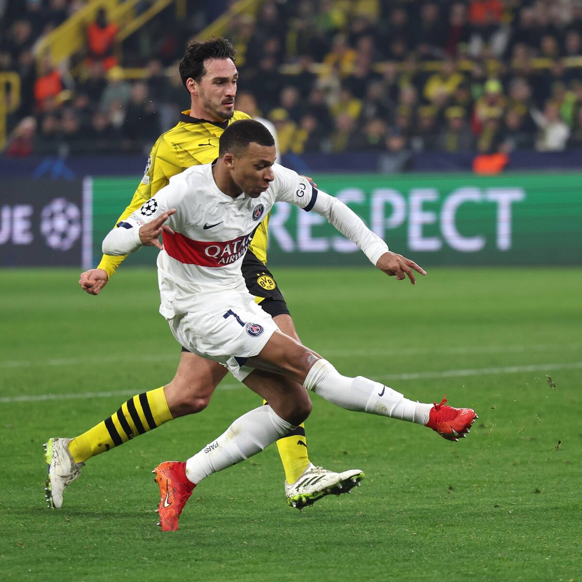 PSG empató 1-1 contra Borussia Dortmund y avanzó a octavos de Champions