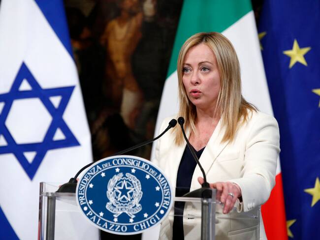 Giorgia Meloni, presidenta del Consejo de Ministros de Italia. Foto: Massimo Di Vita/Archivio Massimo Di Vita/Mondadori Portfolio via Getty Images.