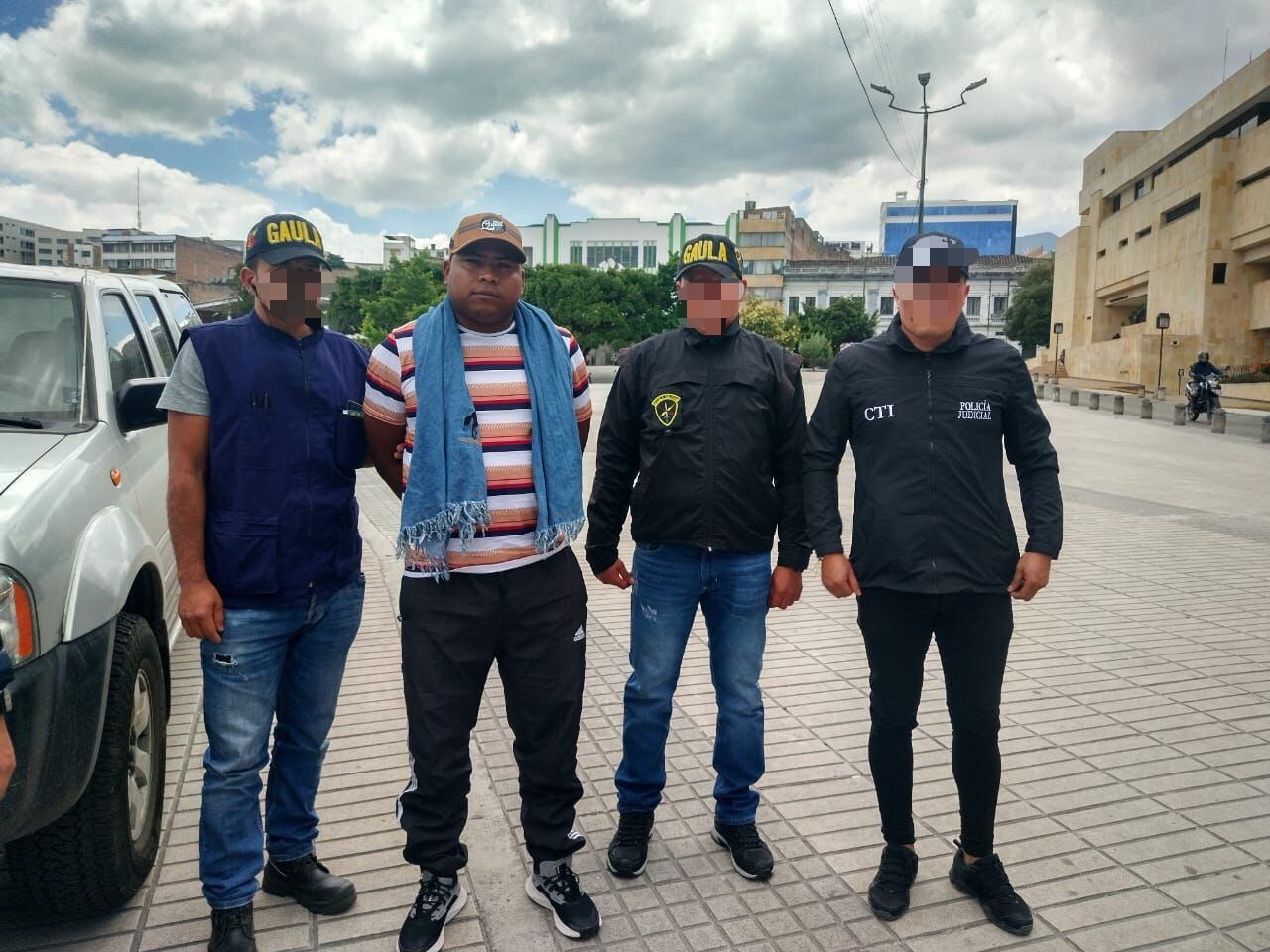 Captura de alias 'Bruno'. Foto: Cortesía Fuerzas Militares.