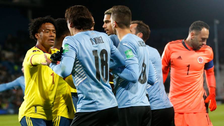 Juan Guillermo Cuadrado, Darwin Núñez. Créditos: Getty Images