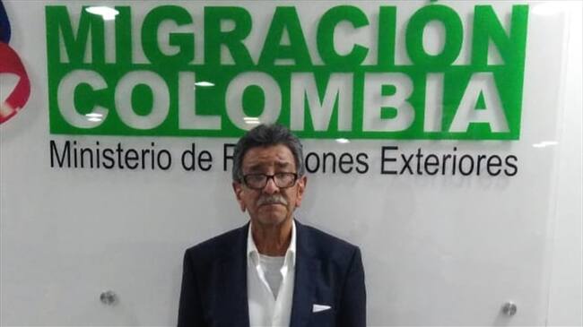 Alias Papa Grande fue deportado desde Estados Unidos. Foto: Migración Colombia