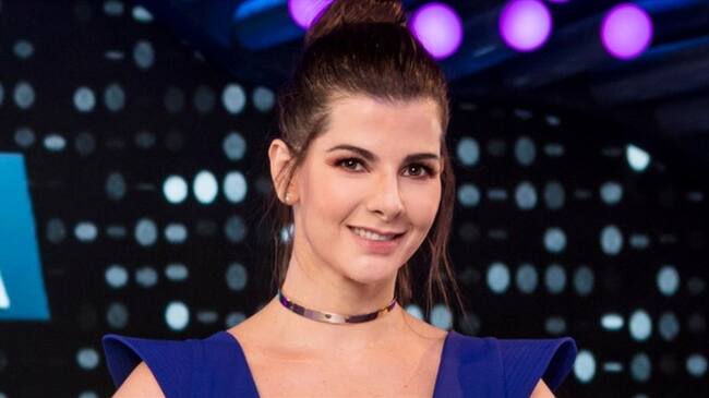 Carolina Cruz como presentadora del "Festival Internacional del Humor". Foto: Colprensa/Canal Caracol