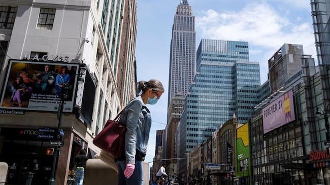 Coronavirus en Estados Unidos. Foto: Agencia EFE