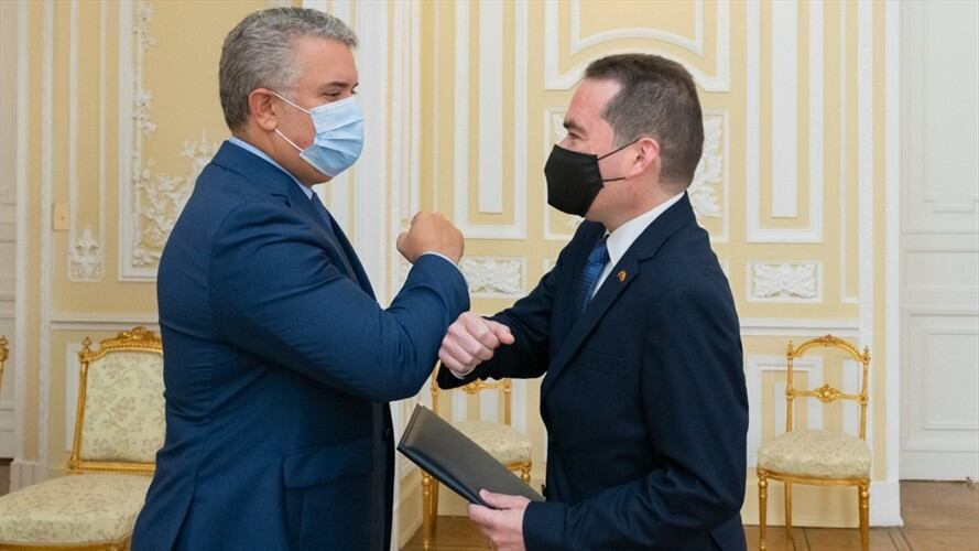 Tomás Guanipa, nuevo embajador interino de Venezuela en Colombia. Foto: Presidencia