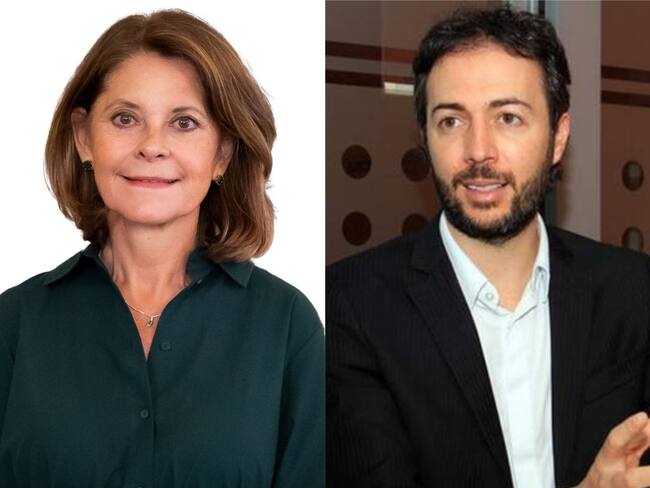 Marta Lucía Ramírez y Daniel Quintero. Foto: Vicepresidencia / Colprensa