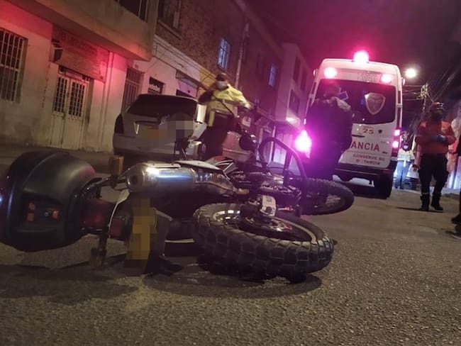 En el 2019 fueron 195 víctimas en accidentes. . Foto: Bomberos Tunja