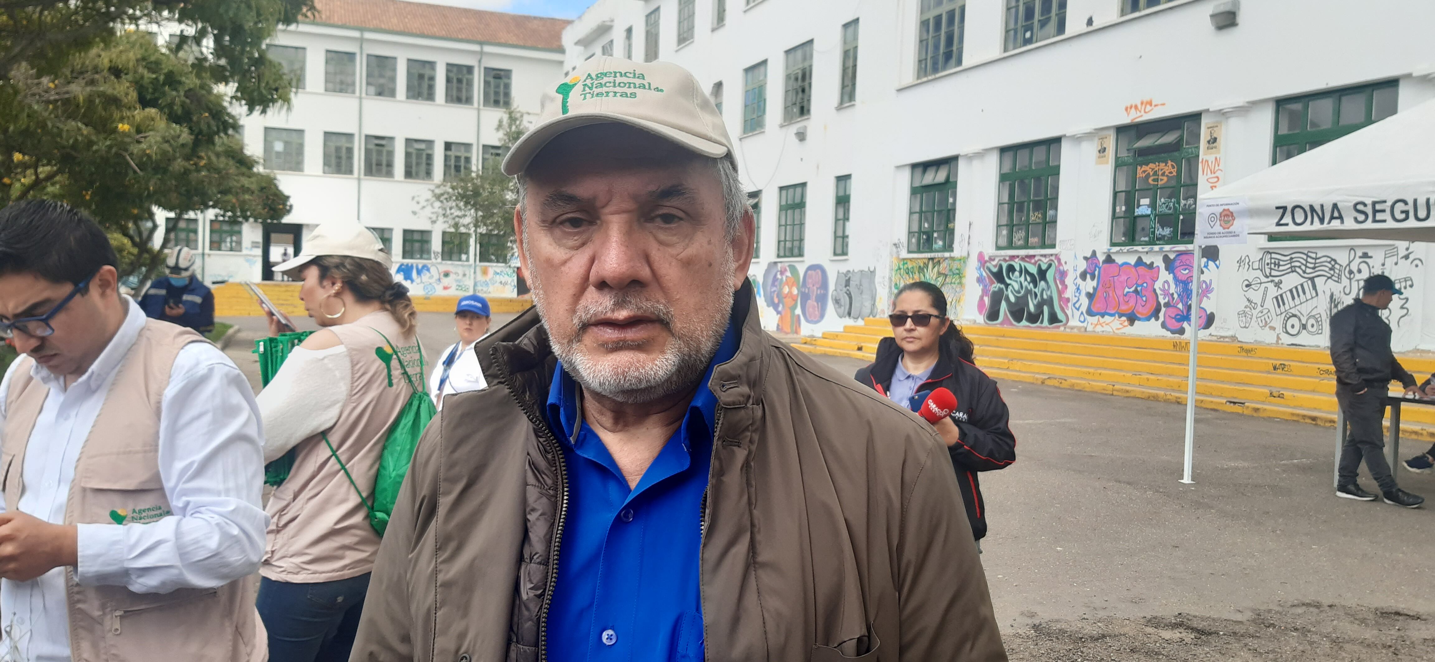 Director de la Agencia Nacional de Tierras, Gerardo Vega. Foto: W Radio