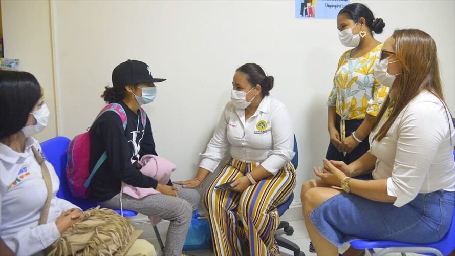 La menor fue encontrada en el municipio de Mahates, Bolívar. Foto: Cortesía Antonio Canchila