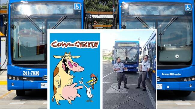 Conductores del SITP bailan al ritmo de 'La Vaca y el Pollito'. Foto: Colprensa / Conductores del SITP se viralizaron por bailar al ritmo de ‘La Vaca y el Pollito’