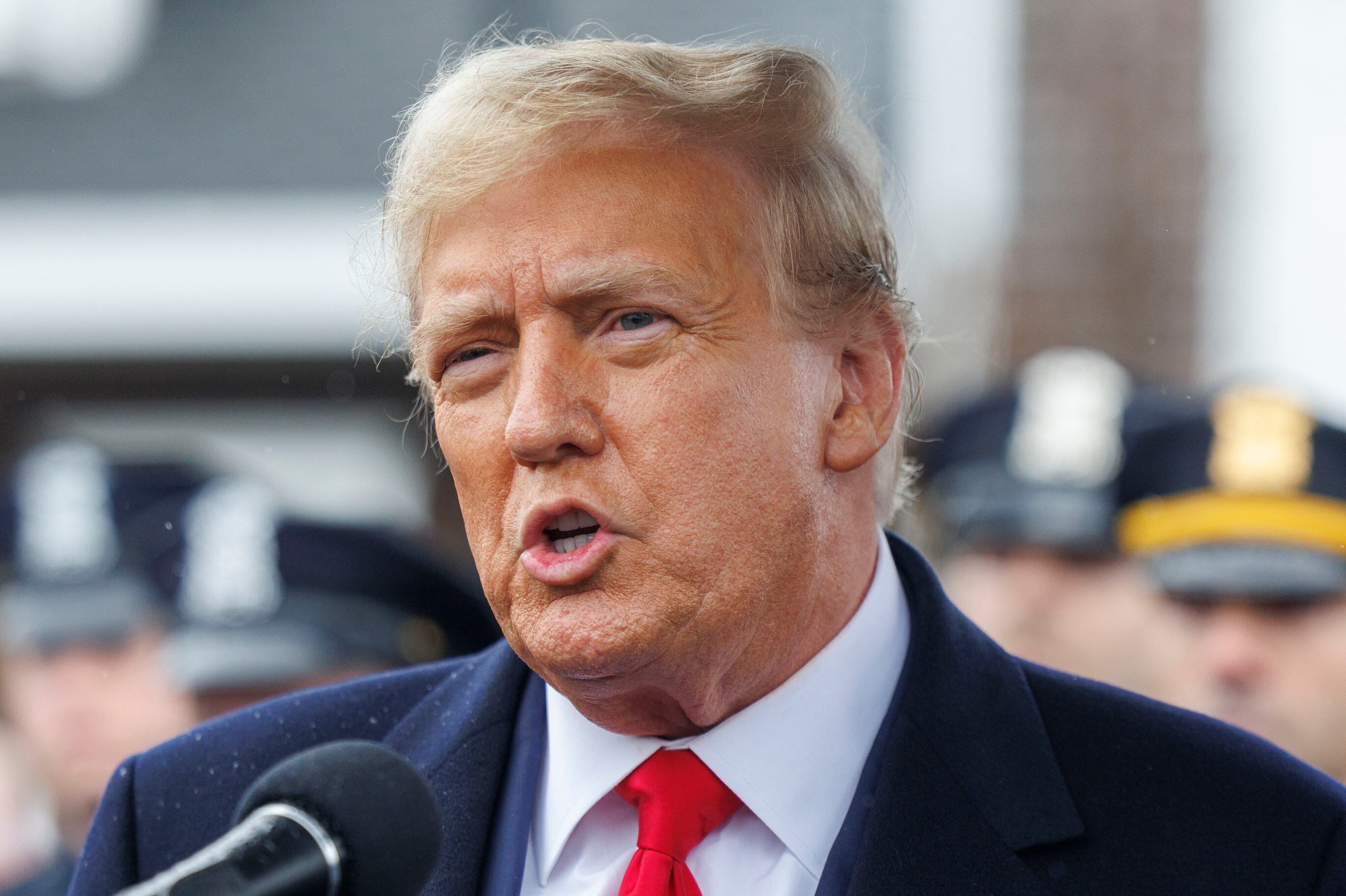 Donald Trump en Nueva York en marzo de 2024. Foto: EFE/EPA/SARAH YENESEL