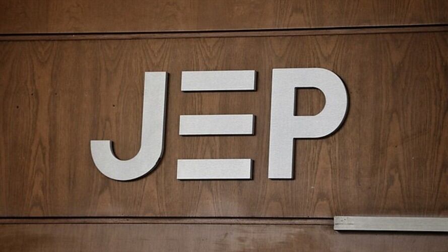 “Andrés París” compareció ante la Jep para responder por el caso de los secuestros. Foto: Colprensa