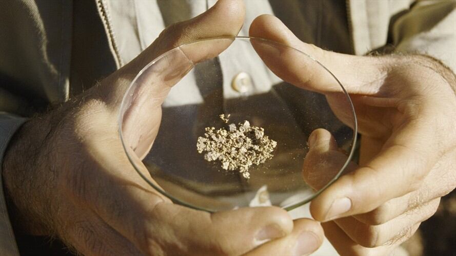 Miles de personas se asentaron en campamentos improvisados luego de que una veta de oro, como hace muchos años no se veía, brotó en un predio privado. Foto: Getty Images