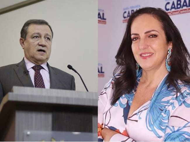 Ernesto Macías y María Fernanda Cabal. Foto: Colprensa