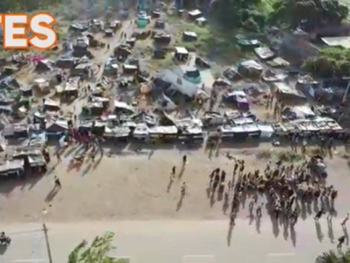 Despejan a tres mil migrantes que pernoctaban en la frontera colombo-venezolana