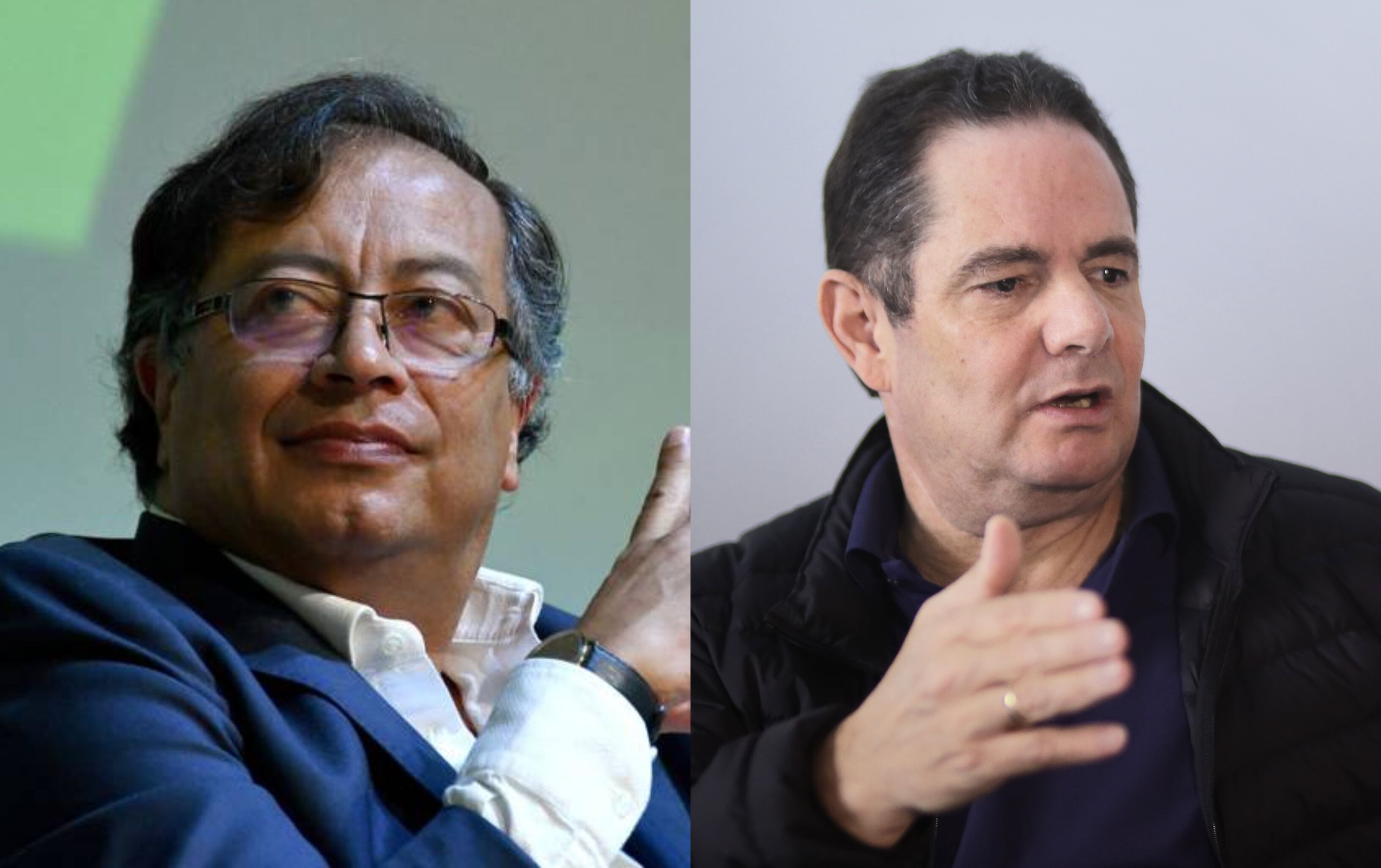 Gustavo Petro y Germán Vargas Lleras.