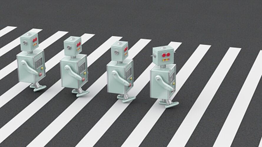 Los robots de reparto llegan a las calles. Foto: Getty Images