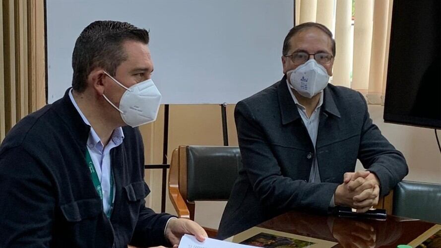 Se refirió al trabajo que vienen adelantando en los laboratorios de Salud Pública y el hospital Universitario San Rafael de Tunja. . Foto: Secretaría de Salud de Boyacá