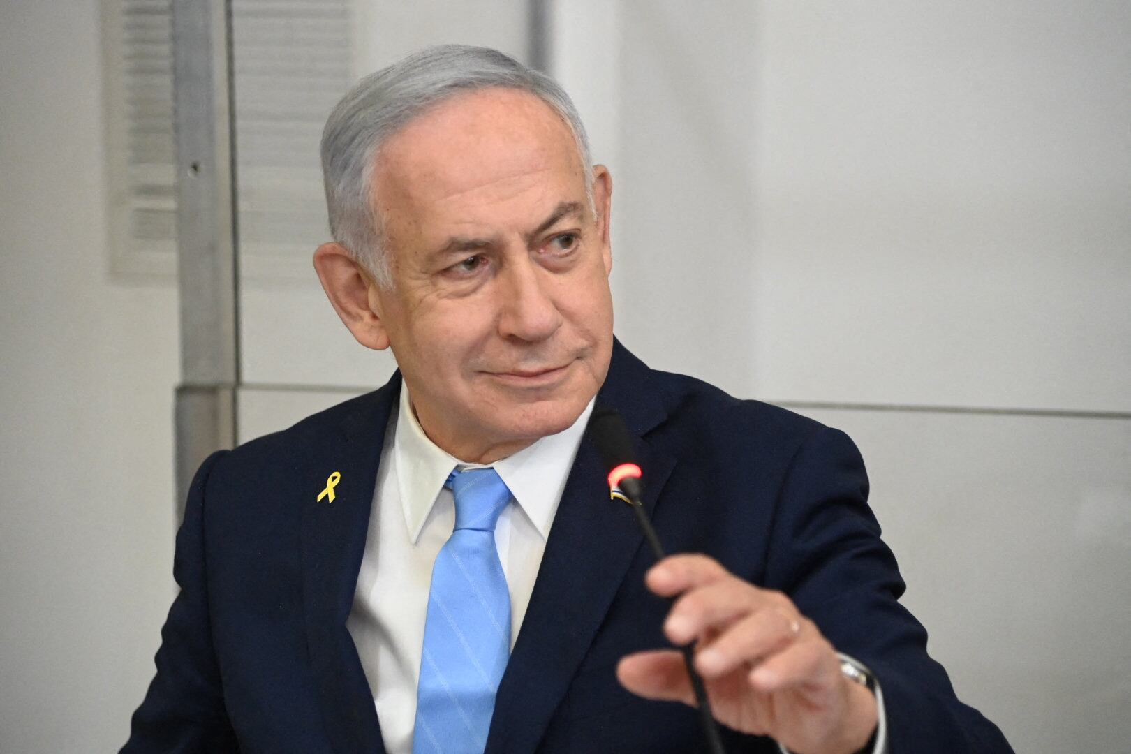 Primer ministro israelí, Benjamín Netanyahu. FOTO: YAIR SAGI/POOL/AFP via Getty Images