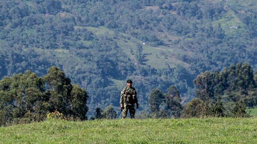 El Ejército Nacional logró la ubicación y destrucción de un artefacto explosivo improvisado. Foto: Getty Images