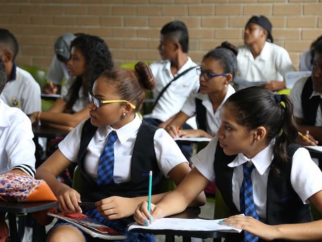 Estudiantes de Colegio. Foto: Colprensa