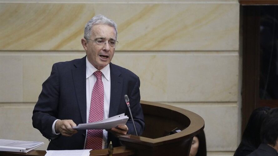 Expresidente de Colombia Álvaro Uribe Vélez. Foto: Colprensa - Sergio Acero