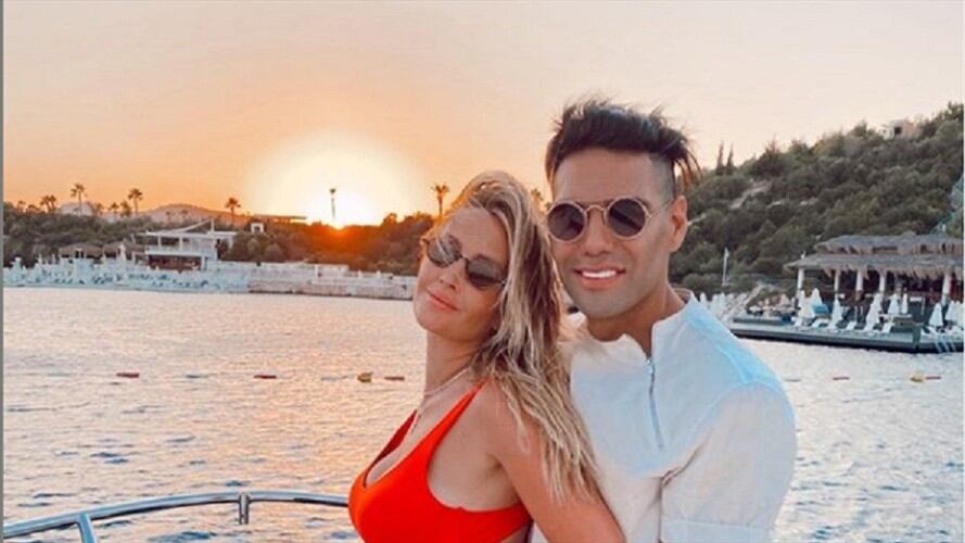 La pareja esperaba su cuarto hijo. Foto: Instagram @falcao.