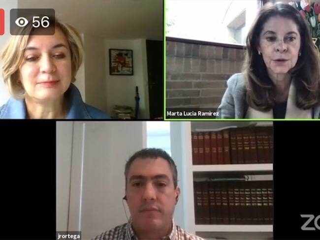 La vicepresidenta Marta Lucía Ramírez se pronunció sobre el caso de su hermano y aseguró que es una situación personal muy difícil. Foto: Captura de video