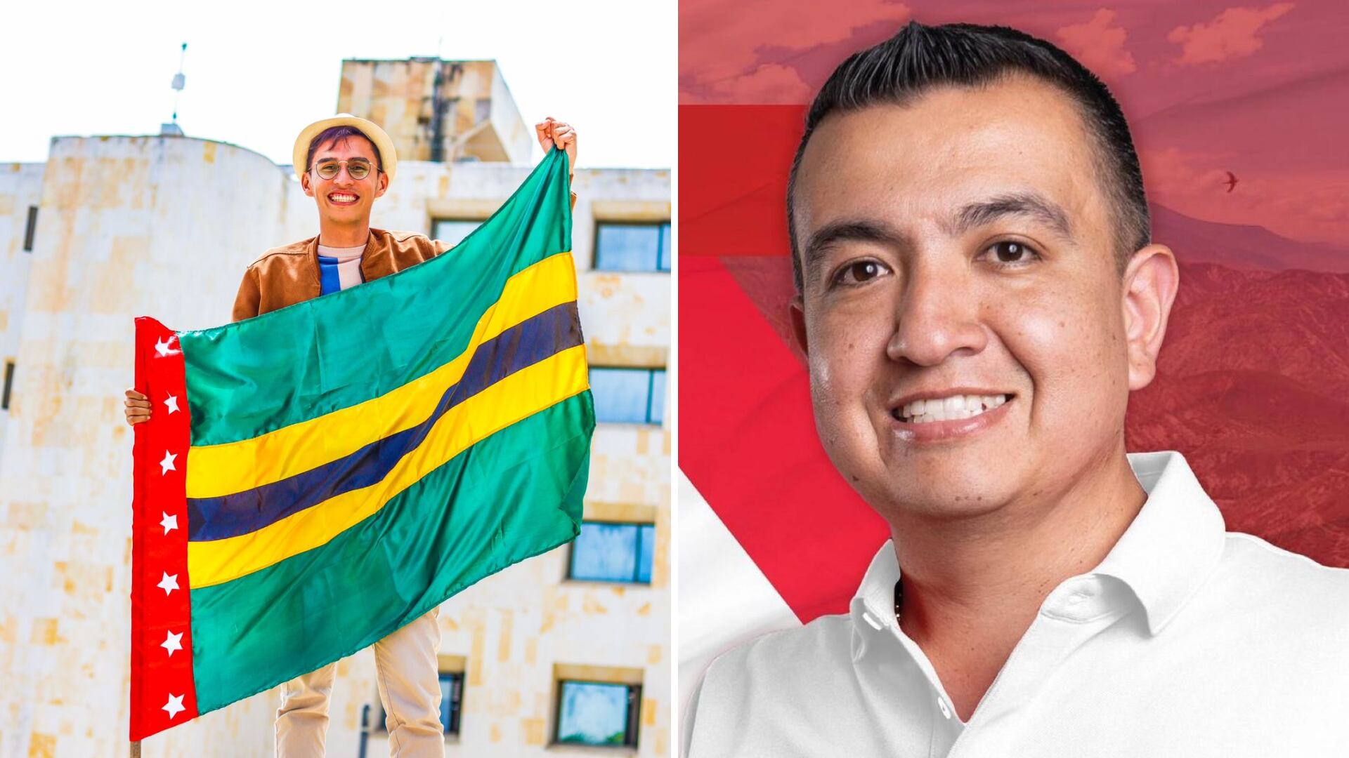 Danovis Lozano y Francisco González, concejal que lograron dar el salto a la Asamblea de Santander y fueron los más votados. Fotos: Suministradas