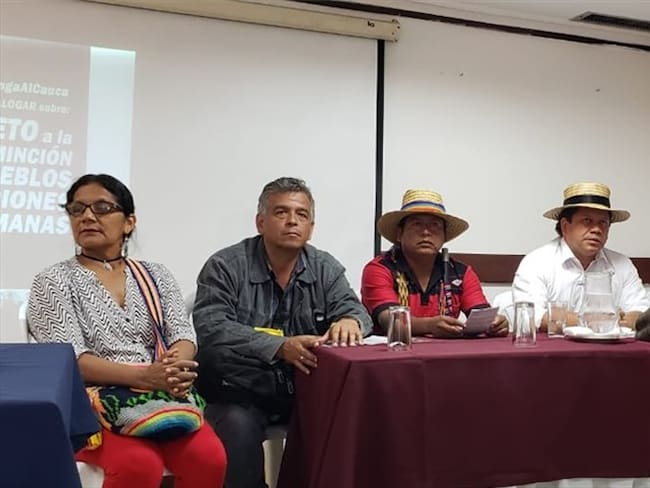 Líderes indígenas y campesinos . Foto: Erika Rebolledo