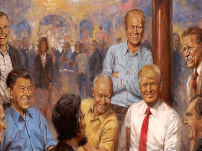 Andy Thomas, el artista detrás del cuadro “The Republican Club”