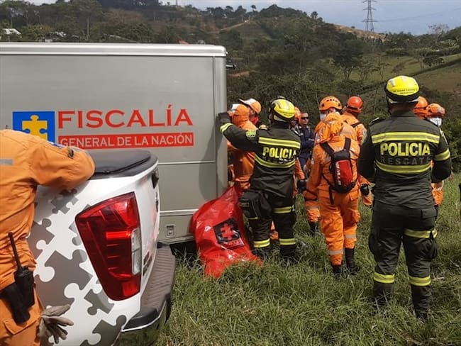Accidente aéreo en Santander. Foto: Redacción W Radio