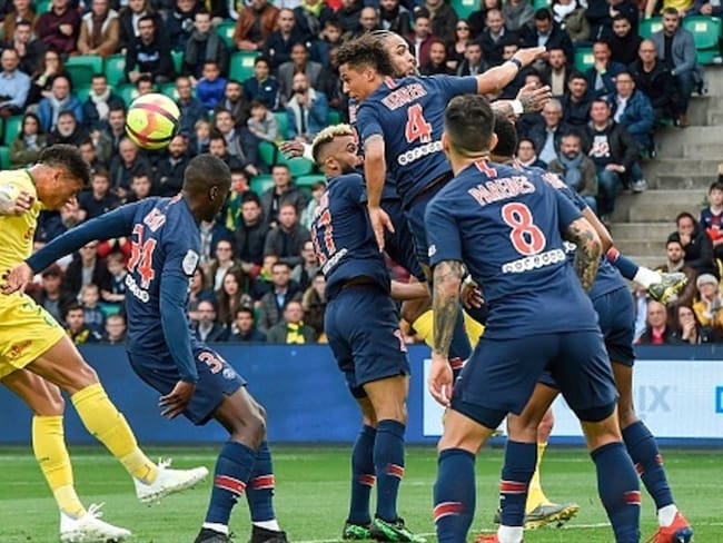 PSG pierde 3-2 contra el Nantes, el título tendrá que esperar. Foto: Getty Images