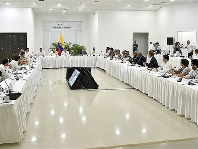 Reunión de balance entre el Gobierno Nacional y las FARC a la implementación del Acuerdo de Paz en Cartagena. Foto: Colprensa