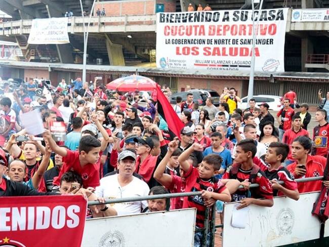 El Cúcuta Deportivo vuelve a casa. Foto: Cortesía: Amilkar Lemus